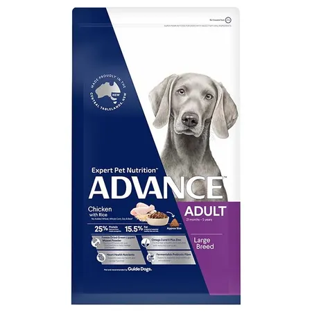 ADVANCE Adult Large Breed Dry Dog Food Chicken with Rice 800g