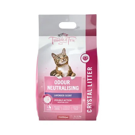 Trouble & Trix Cat Litter Crystal Lavender 15L