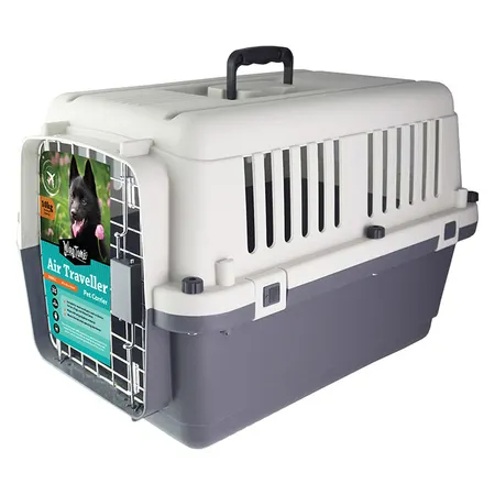 Wag Time Air Traveller Pet Carrier White Grey Small