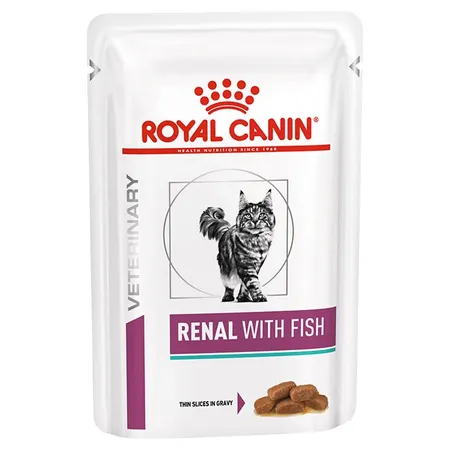 Royal Canin Veterinary Renal Tuna Adult Cat Pouch 85g x12