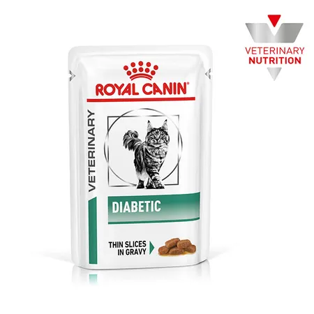 Royal Canin Veterinary Diabetic Adult Cat Pouch 85G X12