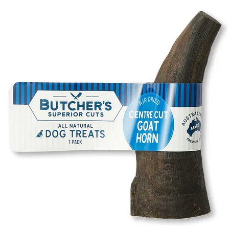 Butcher's Superior Cuts Goat Horn Centre Cut Dog Treat Each