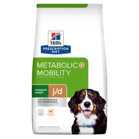 Hill's Prescription Diet Metabolic Weight + j/d Mobility Care Dry Dog Food 3.86kg