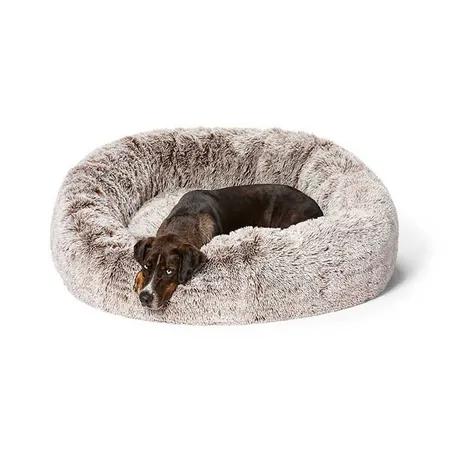 Snooza Faux Fur Cuddler Dog Basket Mink