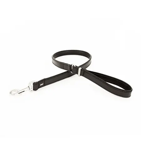 Ezydog Oxford Leather Dog Lead Black 106cm