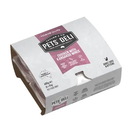 Pets Deli Chicken With Kangaroo Cat Mince 85gx8