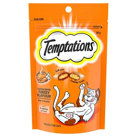 Temptations Tantalising Turkey Cat Treat 85g