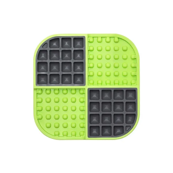 LickiMat Slomo Slow Feeder Dog Mat Green