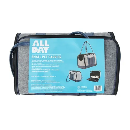 All Day Unipet Carrier Blue Grey 405x210x280mm