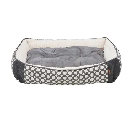 All Day Orthopaedic Rectangle Dog Basket Grey XL 102x76x23cm