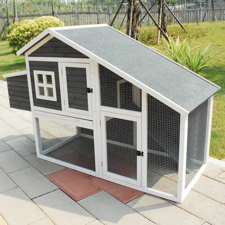 Watson & Williams Wooden Pitched Roof Chicken House With Run