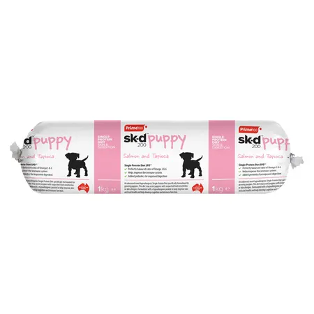 Prime100 Sk-D 200 Salmon & Tapioca Roll Puppy Food 1kg