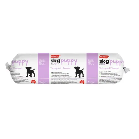 Prime100 Sk-G 200F Turkey & Flaxseed Roll Puppy Food 1kg