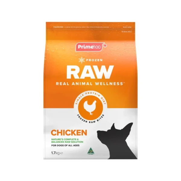 Prime100 Spd Raw Chicken & Vegetable Dog Food 1.7kg