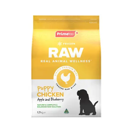 Prime100 Spd Raw Chicken Apple & Blueberry Puppy Food 1.7kg