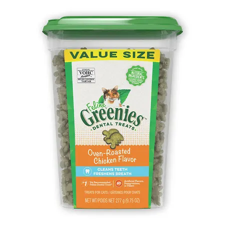 Greenies Roast Chicken Cat Treat 277g x 2