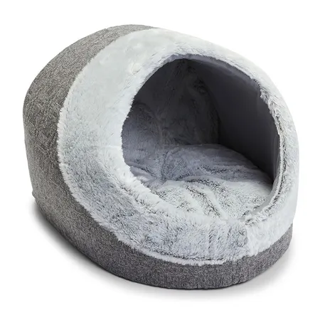 All Day Kensington Igloo Cat Bed Grey 37x35x27cm