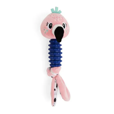 All Day Flamingo Chew Puppy Toy