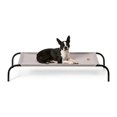 Snooza Flea Free Raised Dog Bed Grey Black XLarge