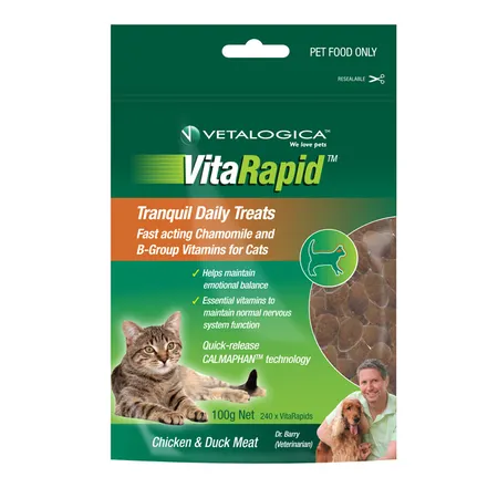 Vetalogica VitaRapid Tranquil Cat Treat 100g