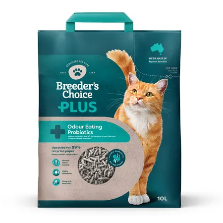 Breeder's Choice Plus Probiotic Cat Litter 10L