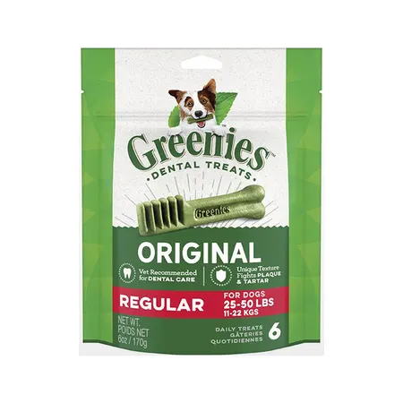 GREENIES Canine Dental Dog Treats Original Regular 170g