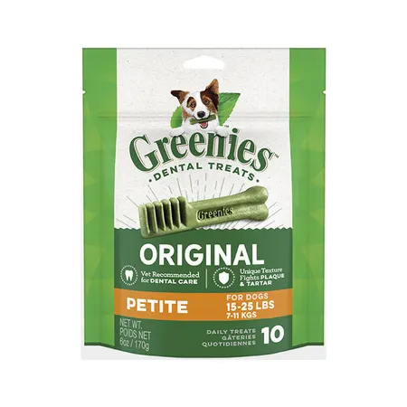 GREENIES Canine Dental Dog Treats Original Petite 170g