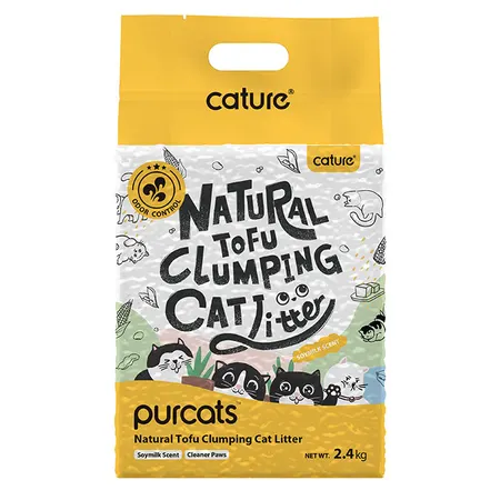 Cature Tofu Clumping Milky Cat Litter 6L