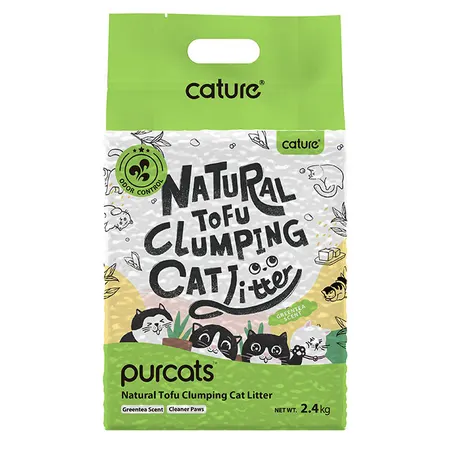 Cature Tofu Clumping Green Tea Cat Litter 6L