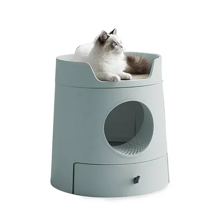 Michu Mayitwill Castle 2-In-1 Cat Litter Box Grn 51x51x57cm