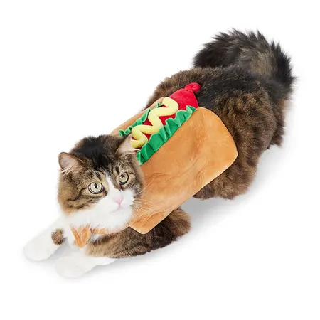 All Day Halloween Hot Dog Dog and Cat Costume XS-S