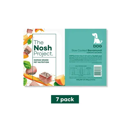 The Nosh Project Barramundi Adult Dog Meal 500gx7