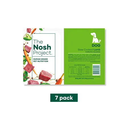 The Nosh Project Lamb Adult Dog Meal 500gx7