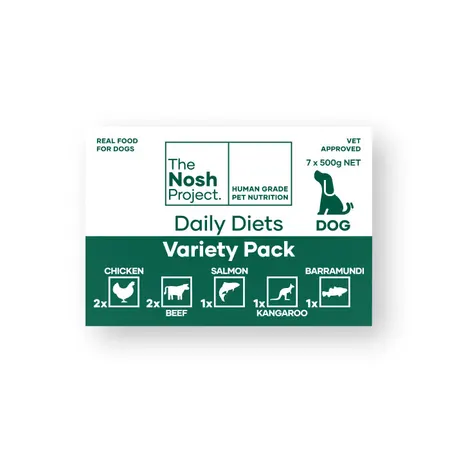 The Nosh Project Adult Variety Pack Dog Meal 500gx7