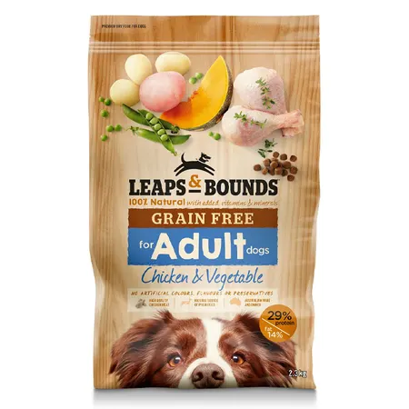 Leaps & Bounds Grain Free Chicken Dog Food 2.3kg