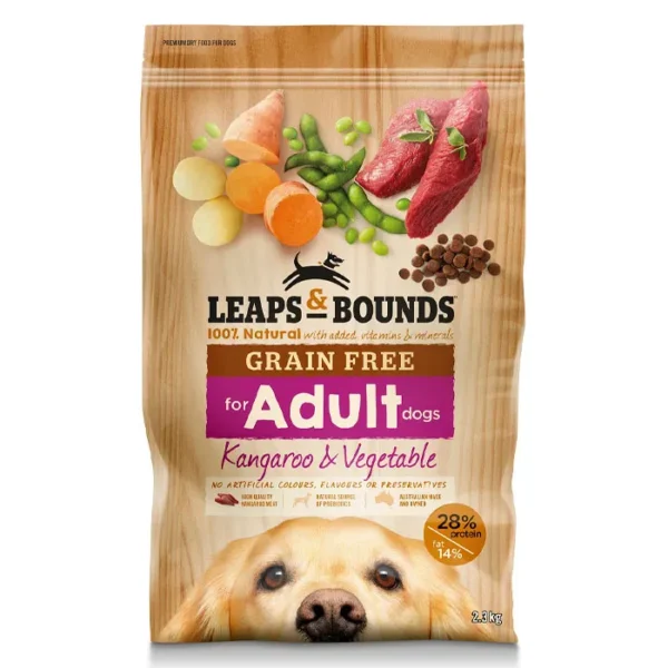 Leaps & Bounds Grain Free Kangaroo Dog Food 2.3kg