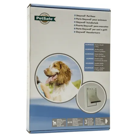 PetSafe Staywell Dog Door Aluminium Medium