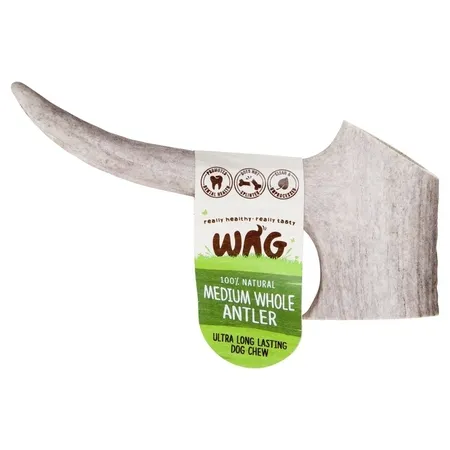 Watch & Grow Whole Deer Antler Dog Treat M x 2