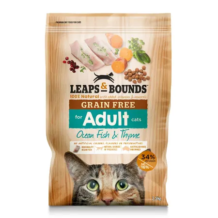 Leaps & Bounds Grain Free Ocean Fish & Thyme Cat Food 2.5kg