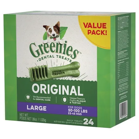 Greenies Original Dog Treat L 1kg x 2