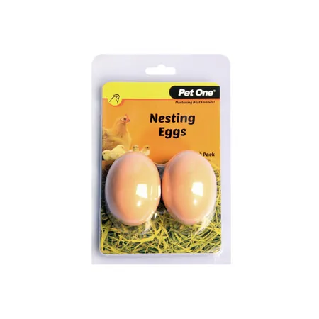 Pet One Nesting Eggs 2pk