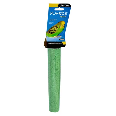 Avi One Pumice Bird Perch Green 25cm