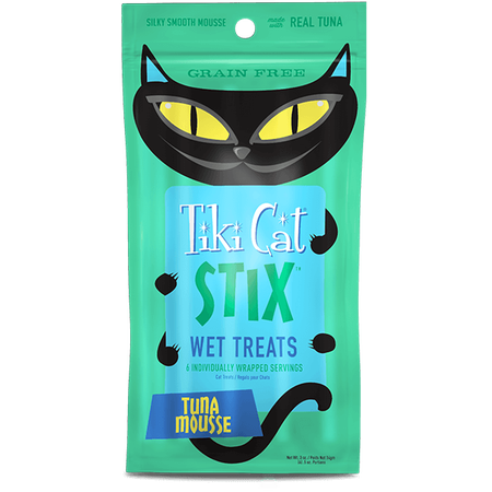 Tiki Stix Tuna Cat Treat Pouch 14g 6 Pack