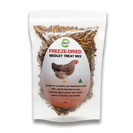 Pisces Freeze-Dried Medley Poultry Treat 50g