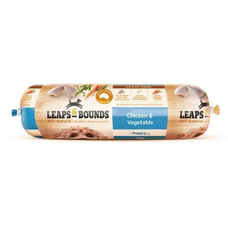 Leaps & Bounds Chicken & Vegetable Puppy Dog Roll 2kg