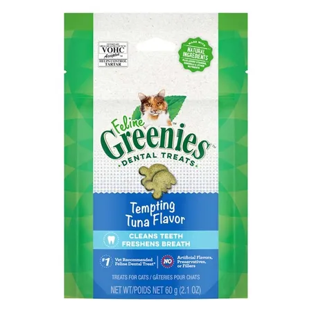 GREENIES Feline Dental Cat Treats Tempting Tuna 60g