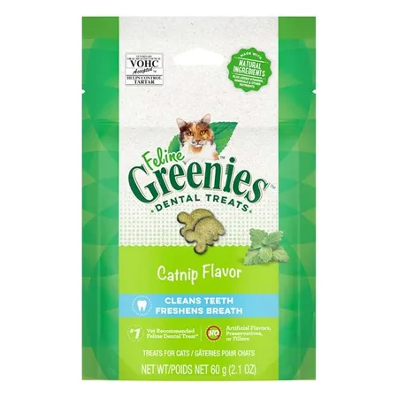 GREENIES Feline Dental Cat Treats Catnip 60g