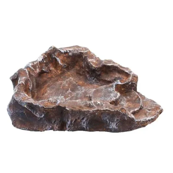 Komodo Terraced Reptile Dish Brown Small 18x15.5x5cm