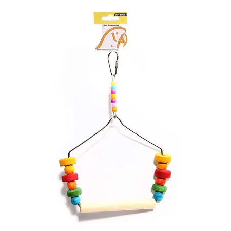 Avi One Bird Toy Coloured Block and Swing