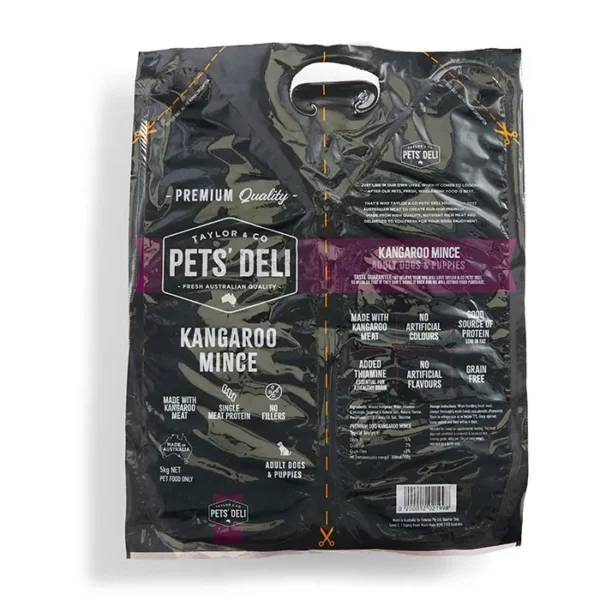 Pets Deli Raw Roo Mince Adult Dog Food 5kg